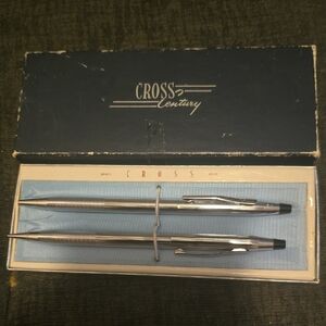 Cross Century Silver Pen Set